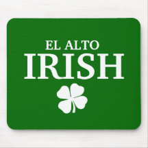 Camiseta irlandesa de encargo orgullosa de la ciud alfombrilla de ratones
