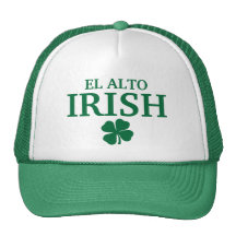 Camiseta irlandesa de encargo orgullosa de la ciud gorro de camionero