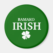 Camiseta irlandesa de encargo orgullosa de la ciud imanes para frigoríficos