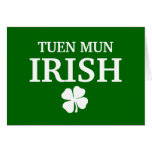 Camiseta irlandesa de encargo orgullosa de la ciud tarjeton
