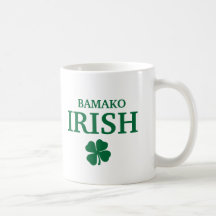 Camiseta irlandesa de encargo orgullosa de la ciud tazas de café