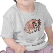 Camiseta lenta del niño de Loris
