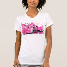 Camiseta loca del gráfico del diablo