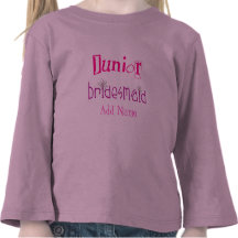 Camiseta menor de la dama de honor
