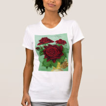 Camiseta menuda de las señoras de la flor
