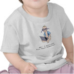 Camiseta Nerdy del bebé del ordenador