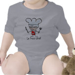 Camiseta pequena del dibujo animado del cocinero d