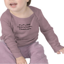 Camiseta personal futura del bebé del instructor