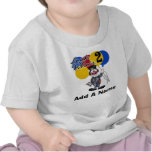 Camiseta personalizada del cumpleaños del payaso d