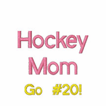 Camiseta personalizada mamá del hockey sudaderas bordadas con capuchas