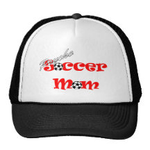 Camiseta psica de la mamá del fútbol gorra