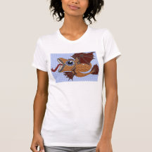 camiseta robótica de los pescados