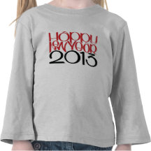 Camiseta roja de los niños del negro de la Feliz A