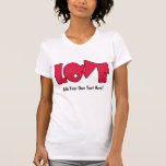 Camiseta roja grande del amor - añada su propio te