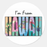 CAMISETA soy de Hawaii Pegatina