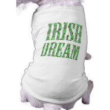 CAMISETA ST PATRICK'S DAY IRISH DREAM T-SHIRT DE PERRO