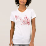 Camiseta sucia de las flores