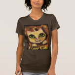 Camiseta urbana de la oscuridad del gato del gatit