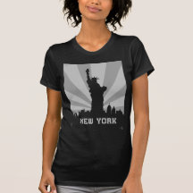 camiseta urbana del grunge de Nueva York del vinta