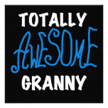 Camisetas azules y regalos de la abuelita totalmen comunicados personalizados