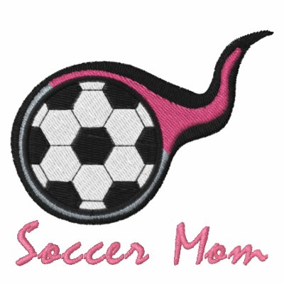 Camisetas bordadas mamá del fútbol polo enbordado