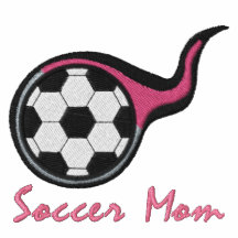 Camisetas bordadas mamá del fútbol polo enbordado