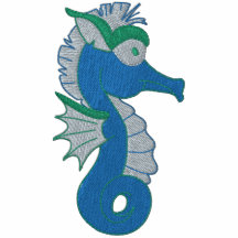 Camisetas bordadas querido del Seahorse