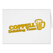 Camisetas de consumición del equipo de Coppell Tarjetón