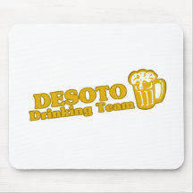 Camisetas de consumición del equipo de DeSoto Tapetes De Raton