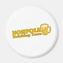 Camisetas de consumición del equipo de Norfolk Imán