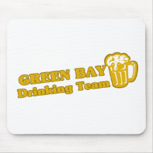 Camisetas de consumición del equipo del Green Bay Alfombrillas De Ratones