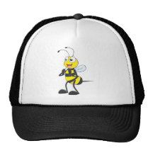Camisetas de encargo: Camisetas de la abeja de las Gorros Bordados