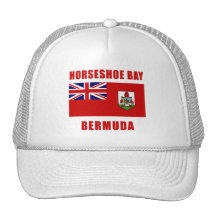 Camisetas DE HERRADURA de Bermudas de la BAHÍA, re Gorro De Camionero