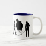 Camisetas de la construcción de carreteras del man tazas de café