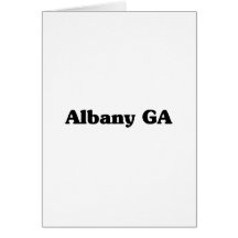 Camisetas de la obra clásica de Albany GA Tarjeta