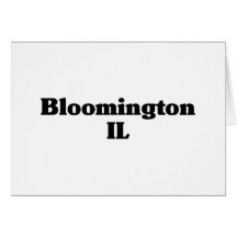 Camisetas de la obra clásica de Bloomington Tarjetón