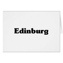 Camisetas de la obra clásica de Edinburg Tarjetón