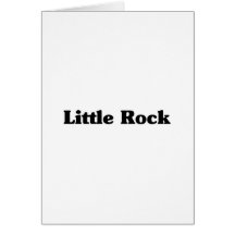 Camisetas de la obra clásica de Little Rock Tarjetón