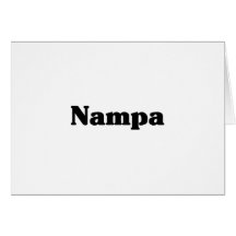 Camisetas de la obra clásica de Nampa Tarjetas