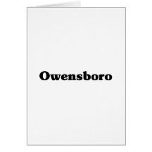 Camisetas de la obra clásica de Owensboro Tarjeta
