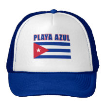 Camisetas de la playa de PLAYA AZUL Cuba, regalos Gorro