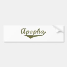 Camisetas de la revolución de Apopka Pegatina De Parachoque