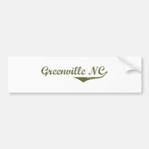 Camisetas de la revolución de Greenville Etiqueta De Parachoque