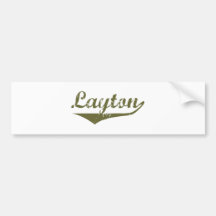 Camisetas de la revolución de Layton Etiqueta De Parachoque