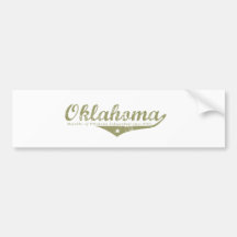 Camisetas de la revolución de Oklahoma Etiqueta De Parachoque