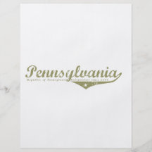 Camisetas de la revolución de Pennsylvania Tarjetón