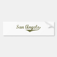 Camisetas de la revolución de San Ángel Etiqueta De Parachoque