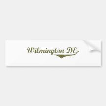 Camisetas de la revolución de Wilmington Pegatina De Parachoque