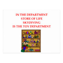 Camisetas de los regalos de SKYDIVING Tarjetas Postales