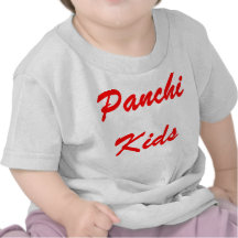Camisetas de Panchi-kids.Funny para los niños